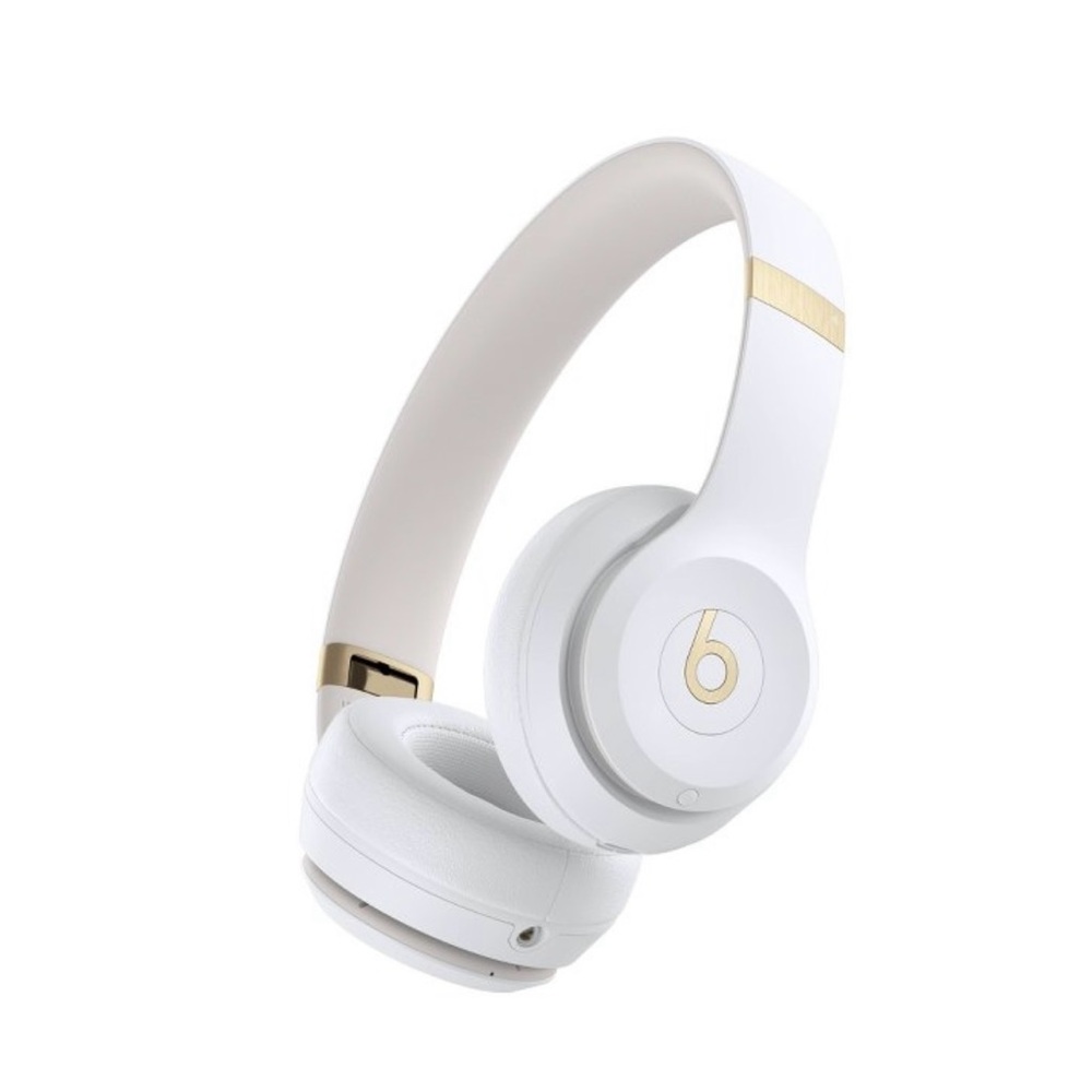 Beats White and Gold Wireless Headphones